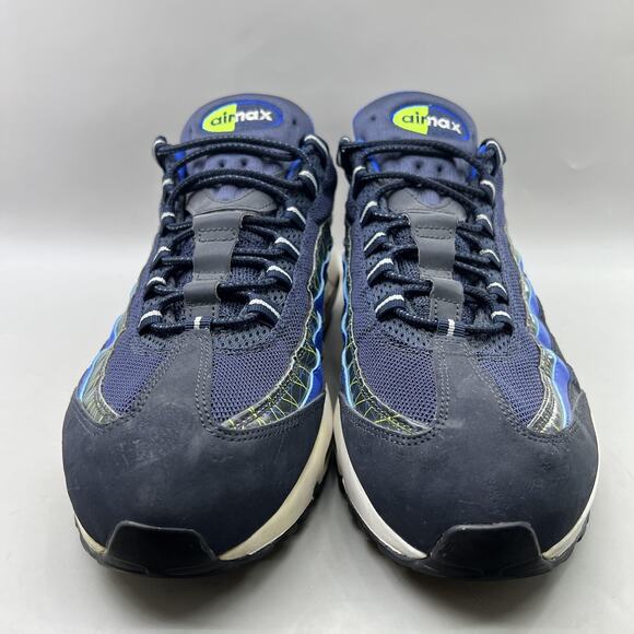 Nike Air Max 95 Premium Running Shoes Men Size 13 Blue White Comfort Sneakers - Picture 2 of 9